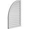 Ekena Millwork Quarter Round Top Left Surface Mount PVC Gable Vent w/ 2"W x 2"P Brickmould Sill Frame, 28"W x 42"H GVPQL28X4203SF - alternate 3
